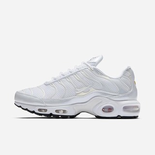 Pantofi Casual Nike Air Max Plus Premium Dama Albi Negrii Albi | VFWU-05391